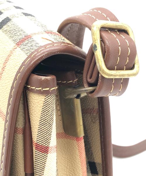 Burberry's（バーバリー）Burberry's (バーバリーズ) ノバチェック　ショルダーバッグ ベージュの古着・服飾アイテム