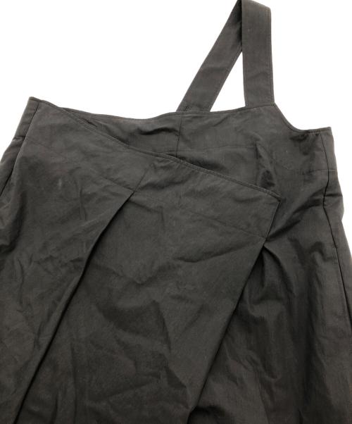 ETRE TOKYO（エトレトウキョウ）ETRE TOKYO (エトレトウキョウ) ワンショルダー ラップワイドパンツ ブラック サイズ: Mの古着・服飾アイテム