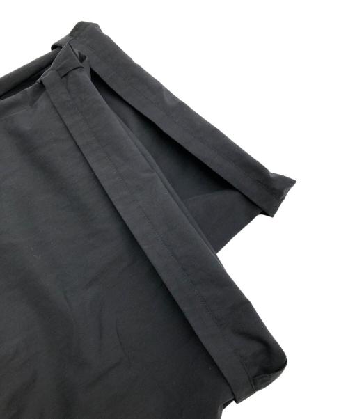 ETRE TOKYO（エトレトウキョウ）ETRE TOKYO (エトレトウキョウ) ワンショルダー ラップワイドパンツ ブラック サイズ: Mの古着・服飾アイテム