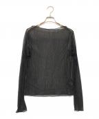Nobleノーブル）の古着「長袖ブラウス」｜ブラック