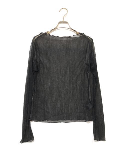 Noble（ノーブル）Noble (ノーブル) 長袖ブラウス ブラック サイズ:Free 未使用品の古着・服飾アイテム