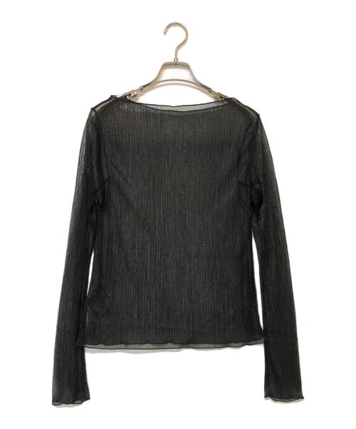 Noble（ノーブル）Noble (ノーブル) 長袖ブラウス ブラック サイズ:Free 未使用品の古着・服飾アイテム