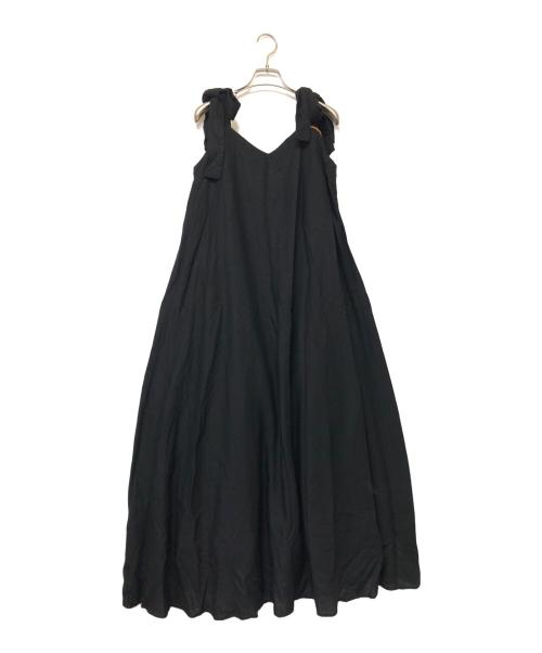 Katrin TOKYO（カトリーン トーキョー）Katrin TOKYO (カトリーン トーキョー) ノースリーブ・キャミソールワンピース ブラック サイズ:Freeの古着・服飾アイテム