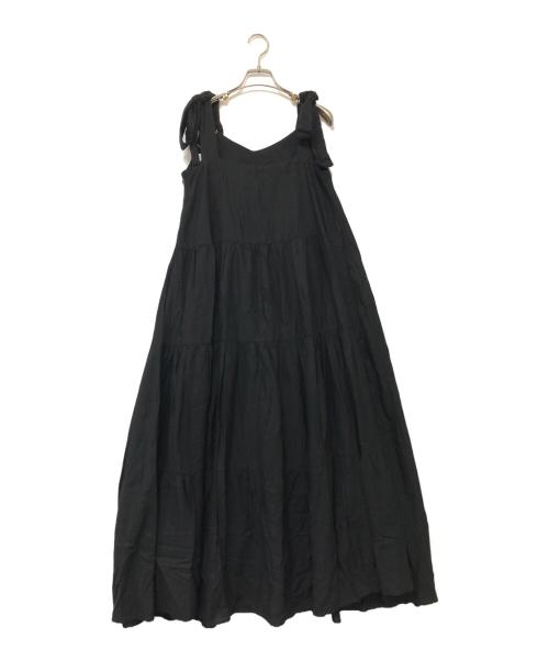 Katrin TOKYO（カトリーン トーキョー）Katrin TOKYO (カトリーン トーキョー) ノースリーブ・キャミソールワンピース ブラック サイズ:Freeの古着・服飾アイテム