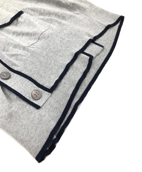 BEAUTY&YOUTH（ビューティーアンドユース）BEAUTY&YOUTH (ビューティーアンドユース) 薄手カーディガン グレー サイズ:Freeの古着・服飾アイテム