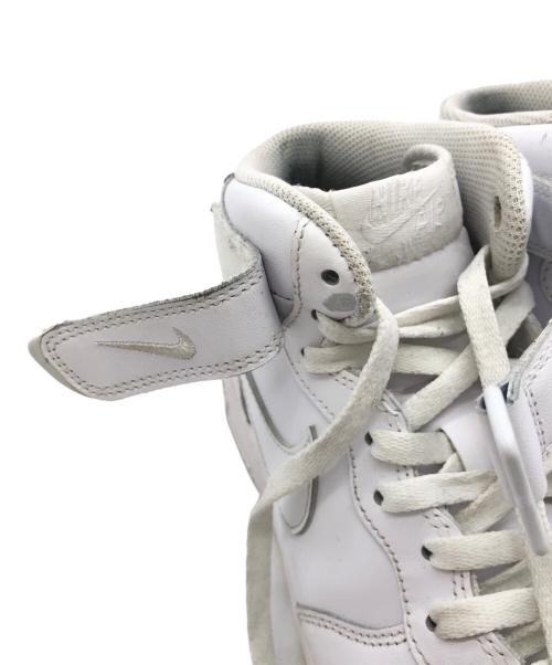 NIKE（ナイキ）NIKE (ナイキ) AIR FORCE1 HIGH　ハイカットスニーカー ホワイト サイズ:SIZE 27cmの古着・服飾アイテム