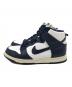 NIKE (ナイキ) DUNK HIGH RETRO QS　ハイカットスニーカー ネイビー×ホワイト サイズ:SIZE 27cm：6000円
