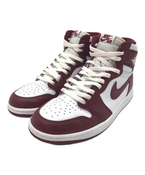 NIKE（ナイキ）NIKE (ナイキ) AIR JORDAN1HIGH RETRO Artisanal Red　ハイカットスニーカー レッド サイズ:SIZE 27.5cmの古着・服飾アイテム