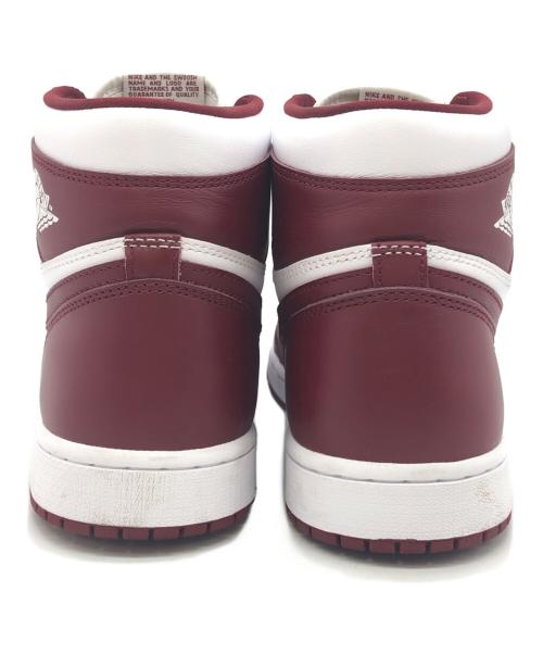 NIKE（ナイキ）NIKE (ナイキ) AIR JORDAN1HIGH RETRO Artisanal Red　ハイカットスニーカー レッド サイズ:SIZE 27.5cmの古着・服飾アイテム