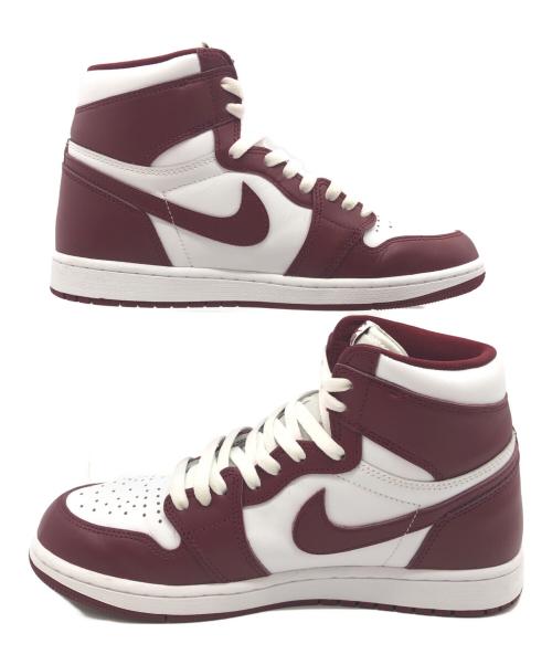 NIKE（ナイキ）NIKE (ナイキ) AIR JORDAN1HIGH RETRO Artisanal Red　ハイカットスニーカー レッド サイズ:SIZE 27.5cmの古着・服飾アイテム