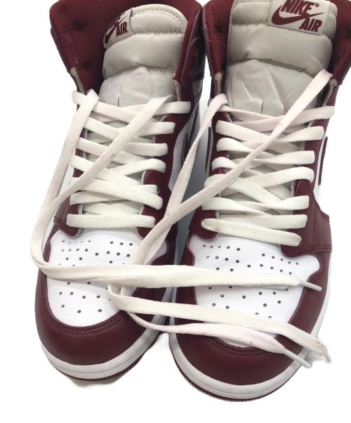 NIKE（ナイキ）NIKE (ナイキ) AIR JORDAN1HIGH RETRO Artisanal Red　ハイカットスニーカー レッド サイズ:SIZE 27.5cmの古着・服飾アイテム