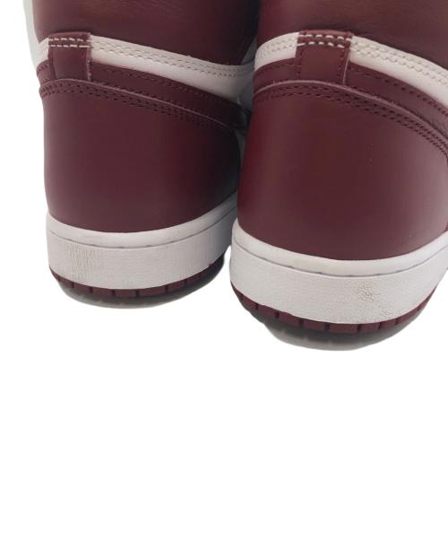 NIKE（ナイキ）NIKE (ナイキ) AIR JORDAN1HIGH RETRO Artisanal Red　ハイカットスニーカー レッド サイズ:SIZE 27.5cmの古着・服飾アイテム
