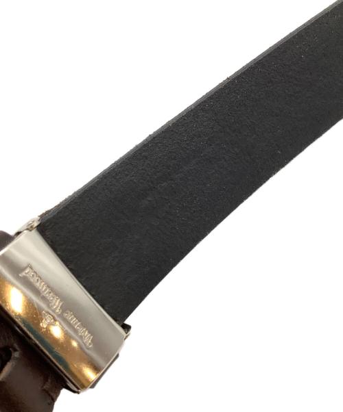 Vivienne Westwood man（ヴィヴィアン ウェストウッド マン）Vivienne Westwood man (ヴィヴィアン ウェストウッド マン) レザーベルト ブラックの古着・服飾アイテム