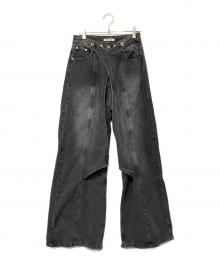 still water（スティル ウォーター）の古着「バギーデニムパンツ」｜インディゴ