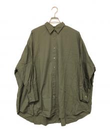 mizuiro-ind（ミズイロインド）の古着「半袖シャツ」｜グリーン