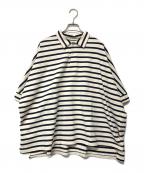 JOURNAL STANDARDジャーナルスタンダード）の古着「ラガーシャツ」｜ブラック×ホワイト