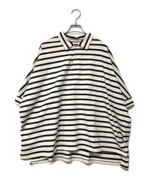 JOURNAL STANDARD（ジャーナルスタンダード）JOURNAL STANDARD (ジャーナルスタンダード) ラガーシャツ ブラック×ホワイト サイズ:Freeの古着・服飾アイテム