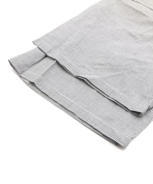 mizuiro-ind（ミズイロインド）mizuiro-ind (ミズイロインド) チュニックブラウス ホワイト×ネイビー サイズ:不明の古着・服飾アイテム