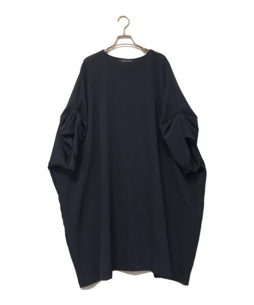 mizuiro-ind（ミズイロインド）mizuiro-ind (ミズイロインド) 長袖ワンピース ネイビー サイズ:Freeの古着・服飾アイテム