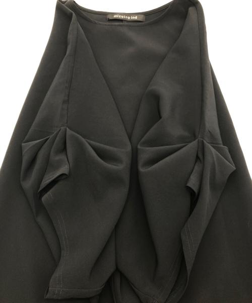 mizuiro-ind（ミズイロインド）mizuiro-ind (ミズイロインド) 長袖ワンピース ネイビー サイズ:Freeの古着・服飾アイテム