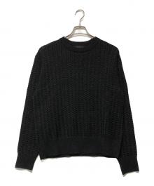 mizuiro-ind（ミズイロインド）の古着「薄手ニット」｜ブラック