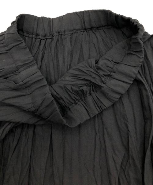 mizuiro-ind（ミズイロインド）mizuiro-ind (ミズイロインド) ワッシャープリーツティアードスカート グレー サイズ:Freeの古着・服飾アイテム