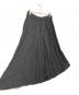 中古・古着 mizuiro-ind (ミズイロインド) ワッシャープリーツティアードスカート グレー サイズ:Free：6000円