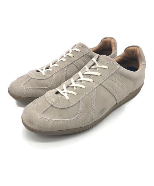 GERMAN TRAINER（ジャーマントレーナー）GERMAN TRAINeR (ジャーマントレーナー) ローカットスニーカー グレージュ サイズ:SIZE 28cmの古着・服飾アイテム