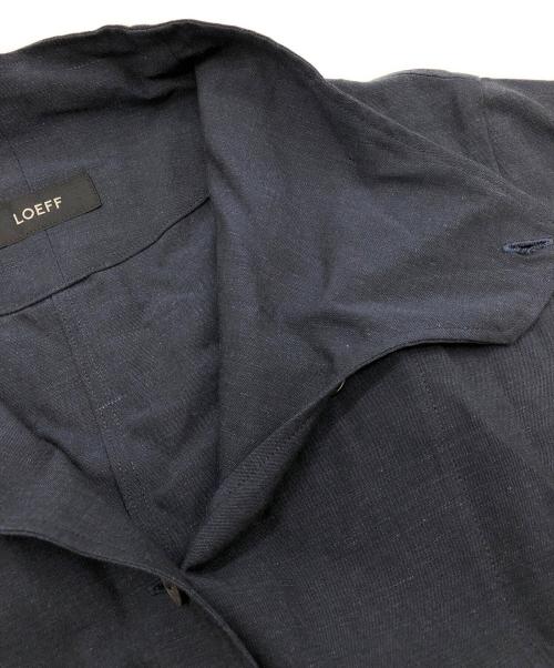 LOEFF（ロエフ）LOEFF (ロエフ) 半袖シャツ ネイビー サイズ:1の古着・服飾アイテム