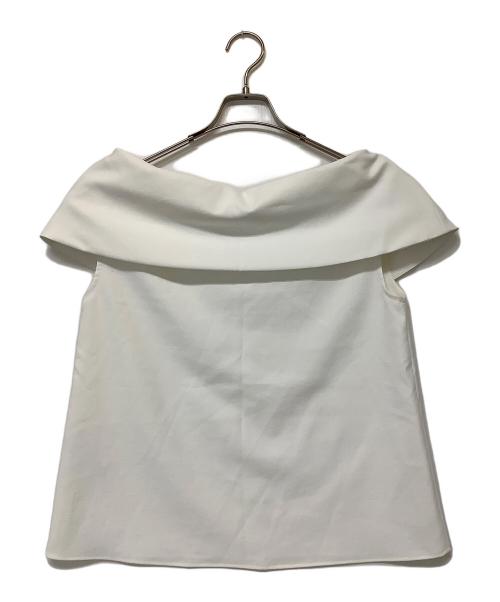 Noble（ノーブル）Noble (ノーブル) ノースリーブブラウス オフホワイト サイズ:不明の古着・服飾アイテム