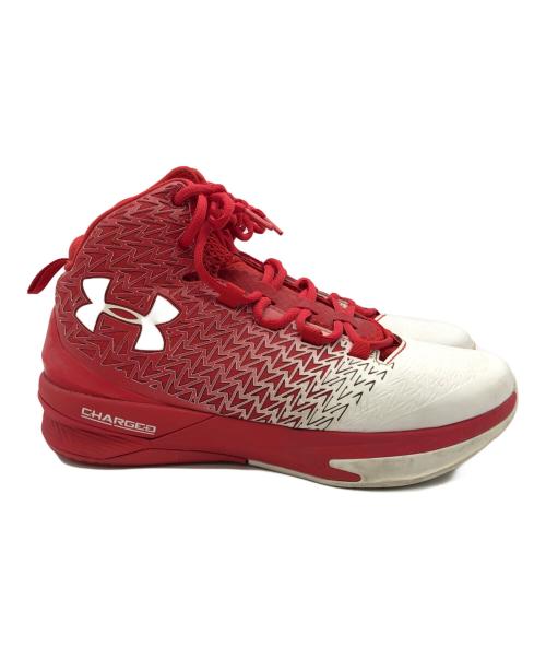 UNDER ARMOUR（アンダーアーマー）UNDER ARMOUR (アンダーアーマー) Clutch fit drive 3 レッド×ホワイト サイズ:25.5の古着・服飾アイテム