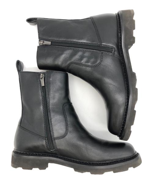 REGAL（リーガル）REGAL (リーガル) サイドジップブーツ ブラック サイズ:SIZE 24.5cmの古着・服飾アイテム