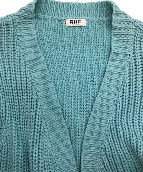 RHC Ron Herman（アールエイチシー ロンハーマン）RHC Ron Herman (アールエイチシー ロンハーマン) 厚手カーディガン ブルー サイズ:SIZE XSの古着・服飾アイテム