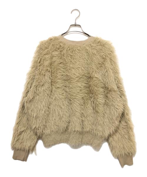 regleam（リグリーム）regleam (リグリーム) シャギーカーディガン ベージュ サイズ:Freeの古着・服飾アイテム