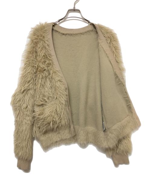 regleam（リグリーム）regleam (リグリーム) シャギーカーディガン ベージュ サイズ:Freeの古着・服飾アイテム