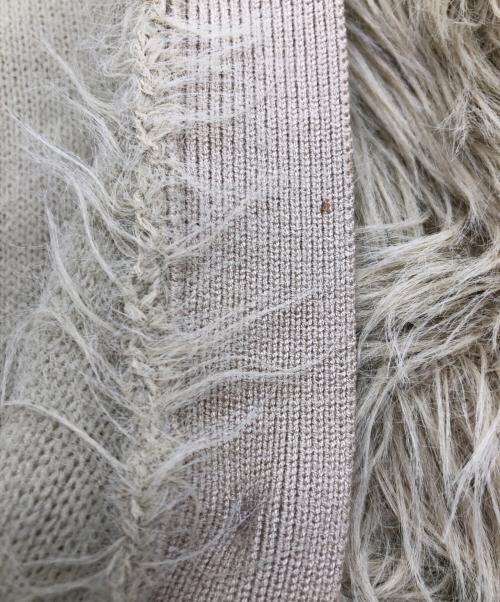 regleam（リグリーム）regleam (リグリーム) シャギーカーディガン ベージュ サイズ:Freeの古着・服飾アイテム