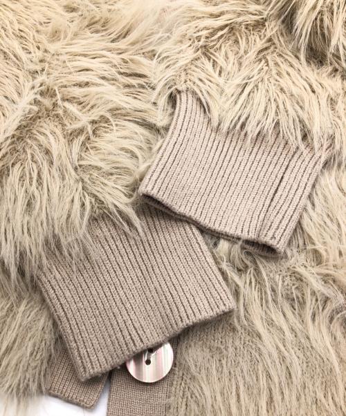 regleam（リグリーム）regleam (リグリーム) シャギーカーディガン ベージュ サイズ:Freeの古着・服飾アイテム