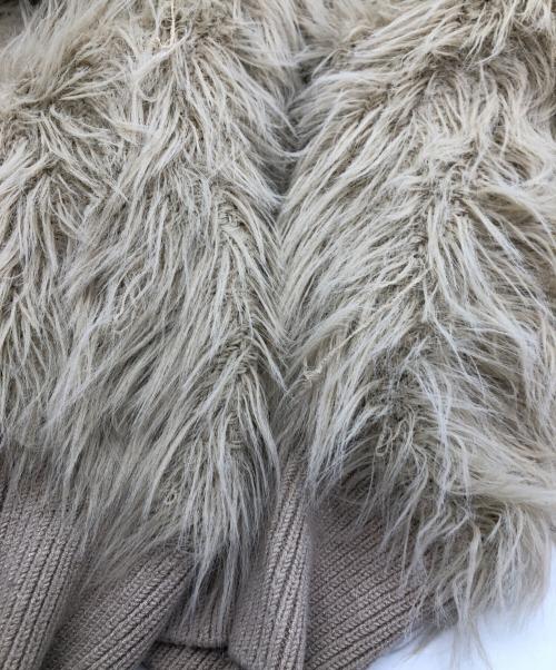 regleam（リグリーム）regleam (リグリーム) シャギーカーディガン ベージュ サイズ:Freeの古着・服飾アイテム