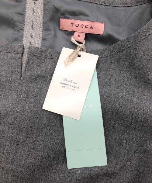 TOCCA（トッカ）TOCCA (トッカ) 半袖ワンピース グレー サイズ:SIZE 0の古着・服飾アイテム