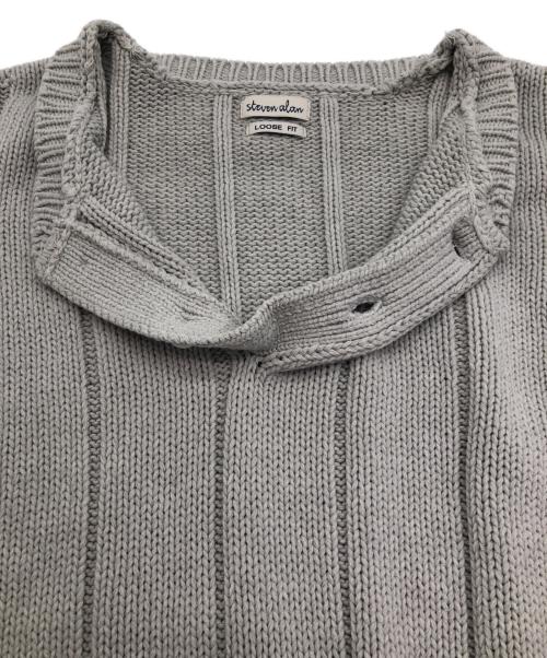 STEVEN ALAN（スティーブンアラン）STEVEN ALAN (スティーブンアラン) ニット グレー サイズ:XLの古着・服飾アイテム