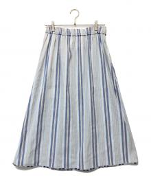 DES PRES（デ プレ）の古着「スカート」｜ホワイト×ブルー
