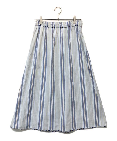 DES PRES（デ プレ）DES PRES (デ プレ) スカート ホワイト×ブルー サイズ:SIZE 38 未使用品の古着・服飾アイテム