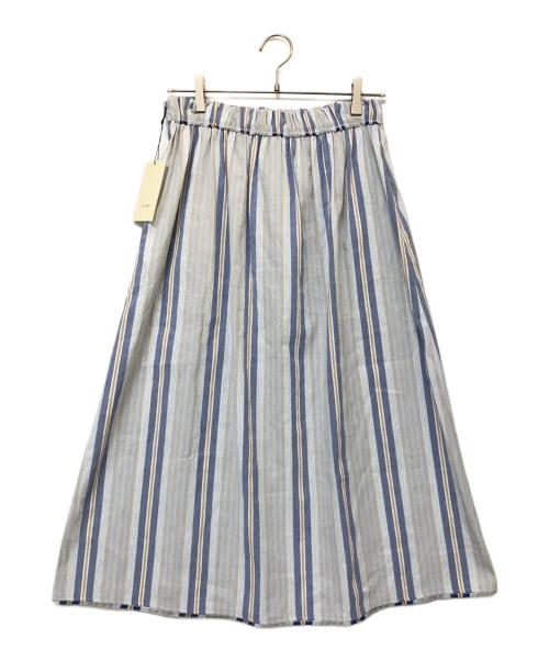 DES PRES（デ プレ）DES PRES (デ プレ) スカート ホワイト×ブルー サイズ:SIZE 38 未使用品の古着・服飾アイテム