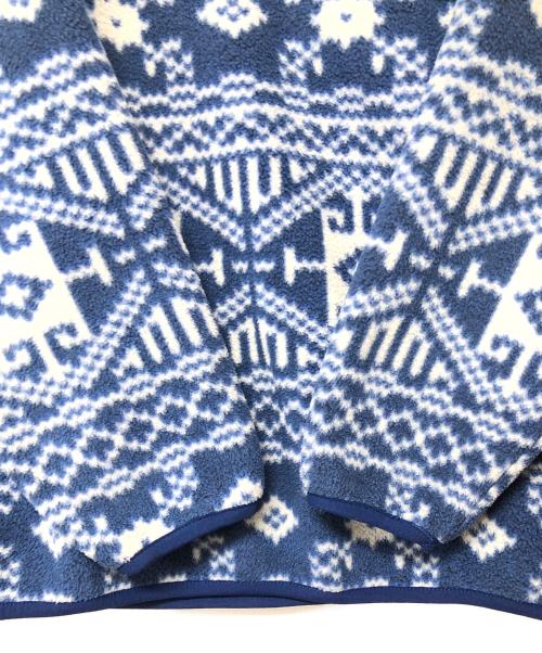Patagonia（パタゴニア）Patagonia (パタゴニア) シンチラスナップT ブルー×ホワイト サイズ:SIZE Mの古着・服飾アイテム