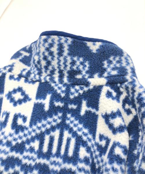 Patagonia（パタゴニア）Patagonia (パタゴニア) シンチラスナップT ブルー×ホワイト サイズ:SIZE Mの古着・服飾アイテム