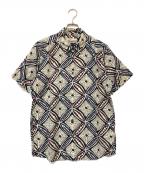 patalohaパタロハ）の古着「アロハシャツ」｜アイボリー×ブルー