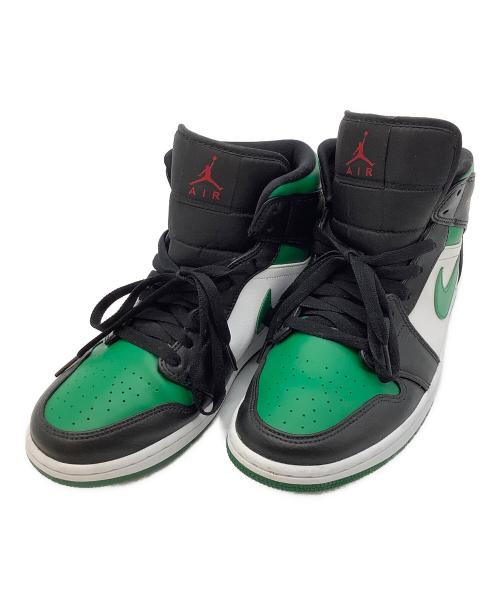 NIKE（ナイキ）NIKE (ナイキ) AIR JORDAN1 グリーン×ブラック サイズ:27㎝の古着・服飾アイテム