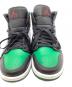 中古・古着 NIKE (ナイキ) AIR JORDAN1 グリーン×ブラック サイズ:27㎝：9000円