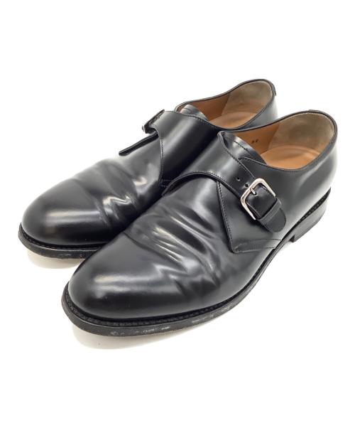 BROOKS BROTHERS（ブルックスブラザーズ）BROOKS BROTHERS (ブルックスブラザーズ) シングルモンクストラップシューズ ブラック サイズ:SIZE 9の古着・服飾アイテム