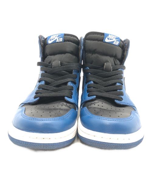 NIKE（ナイキ）NIKE (ナイキ) AIR JORDAN 1 RETRO HIGH ブラック×ブルー サイズ:US９の古着・服飾アイテム